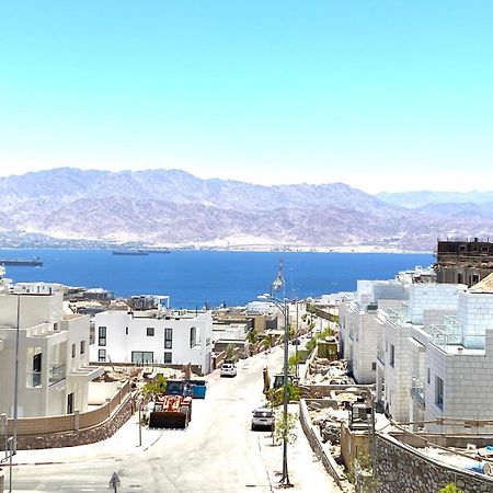 Stunning Penthouse With Sea Views And Private Heated Pool Apartment Eilat Bagian luar foto