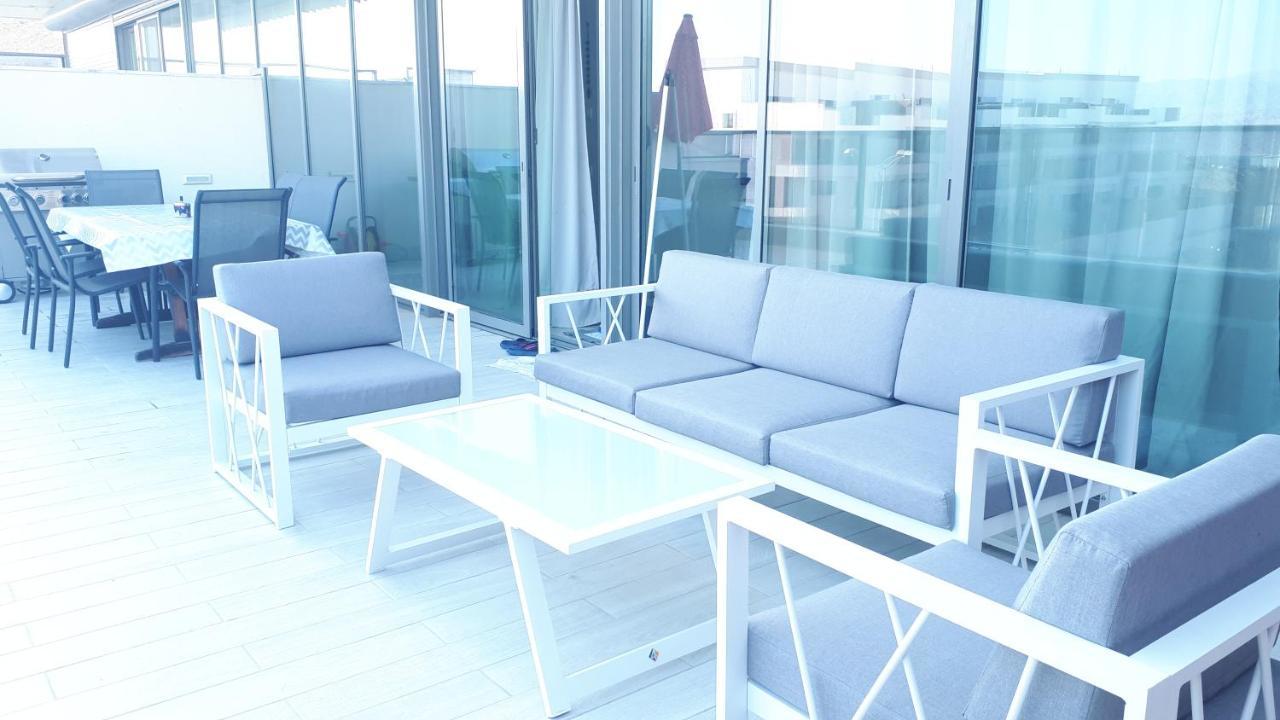 Stunning Penthouse With Sea Views And Private Heated Pool Apartment Eilat Bagian luar foto