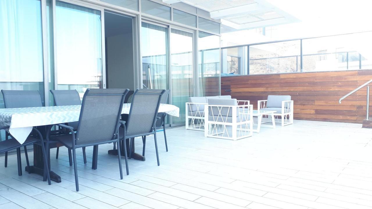 Stunning Penthouse With Sea Views And Private Heated Pool Apartment Eilat Bagian luar foto